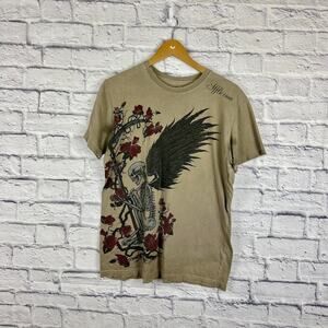 Vintage y2k Affliction skeleton t-shirt